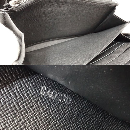 Louis Vuitton, Black, Canvas, wallet