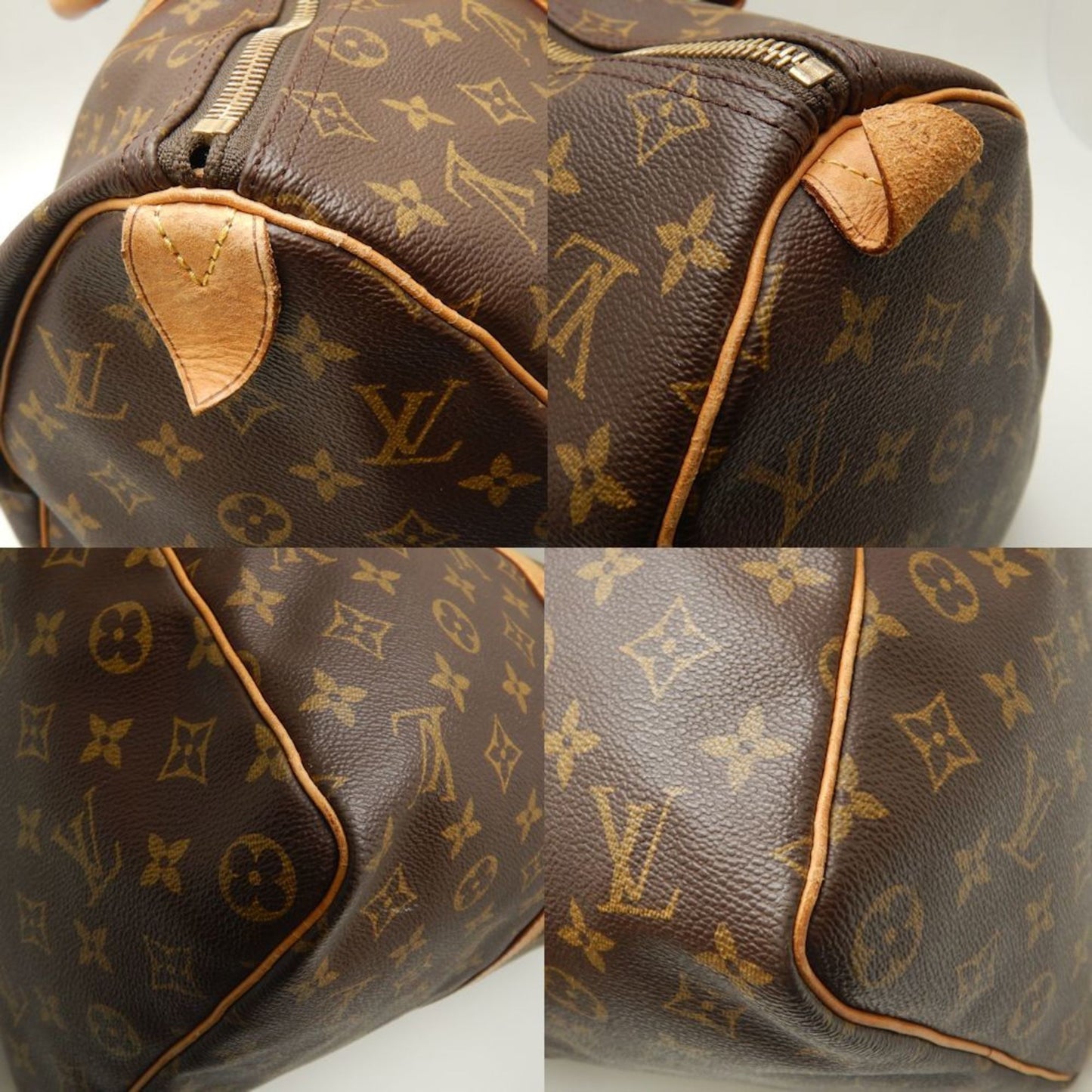 Louis Vuitton Keepall 45, Brown, Canvas, travel