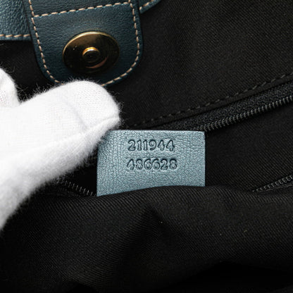 Gucci Sukey, Brown, Canvas, tote
