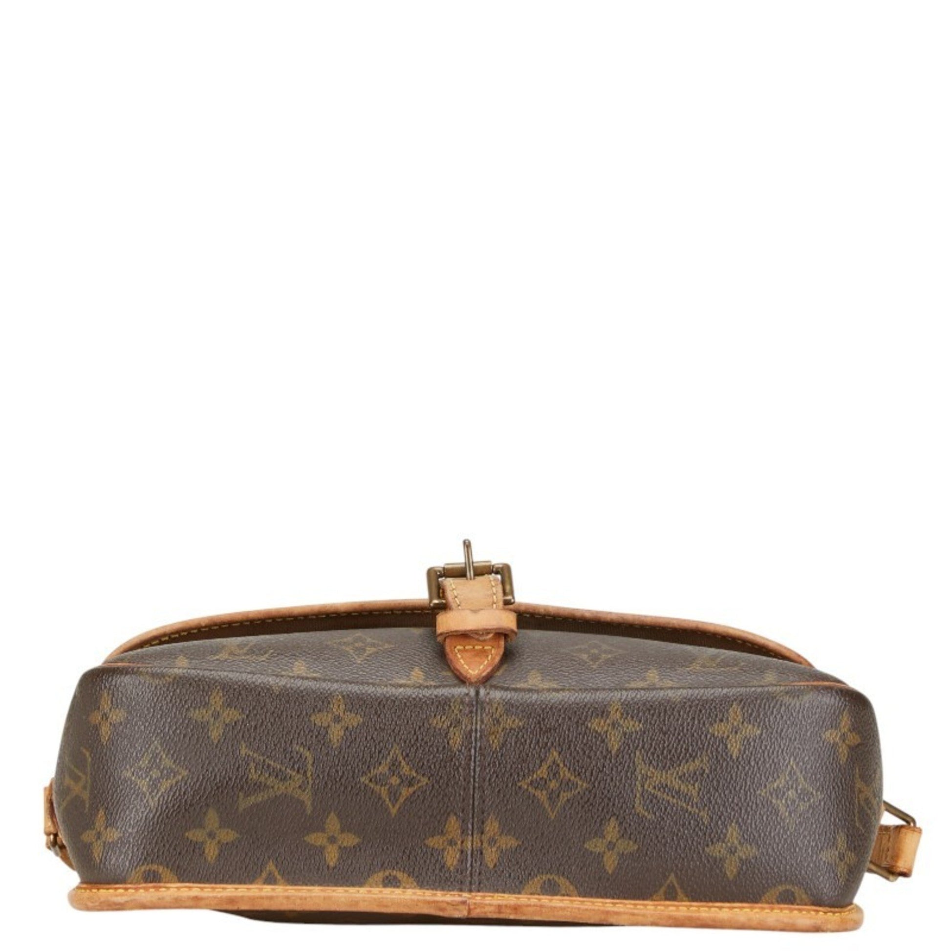 Louis Vuitton Sologne, Brown, Canvas, shoulder