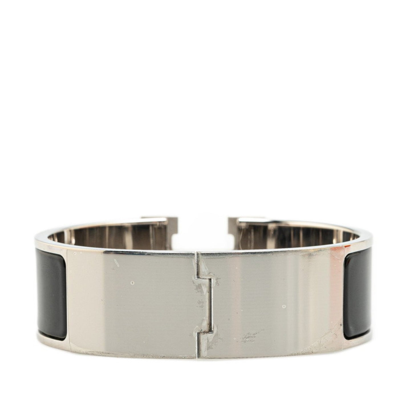 Hermès Clic H, Black, Metal, bracelet