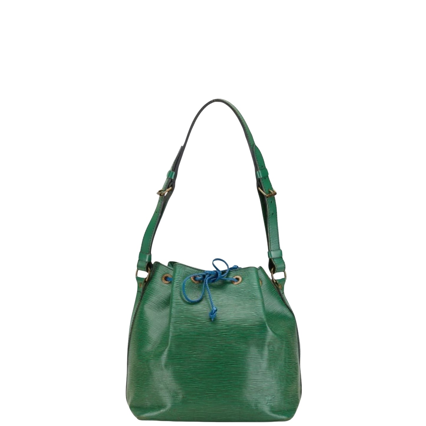 Louis Vuitton Petit Noé, Green, Leather, shoulder