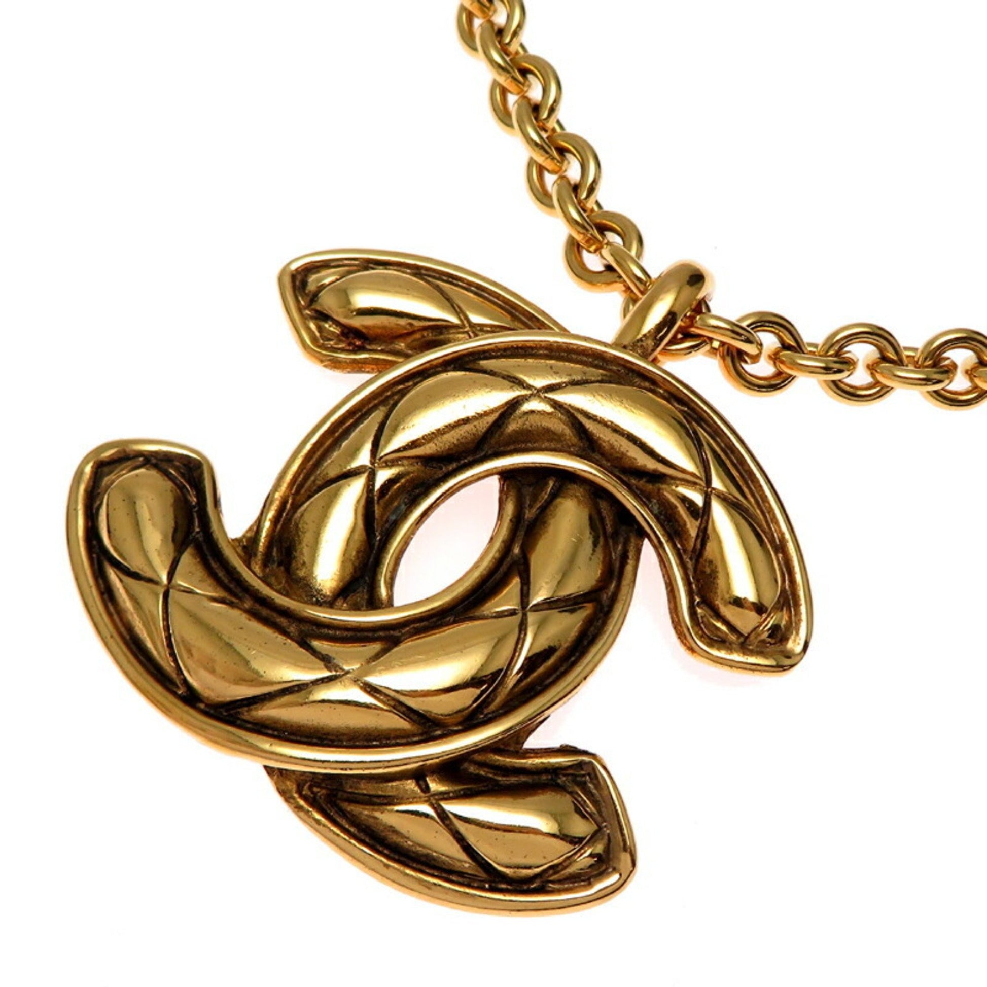 Chanel Coco Mark, Gold, Gold Plated, necklace