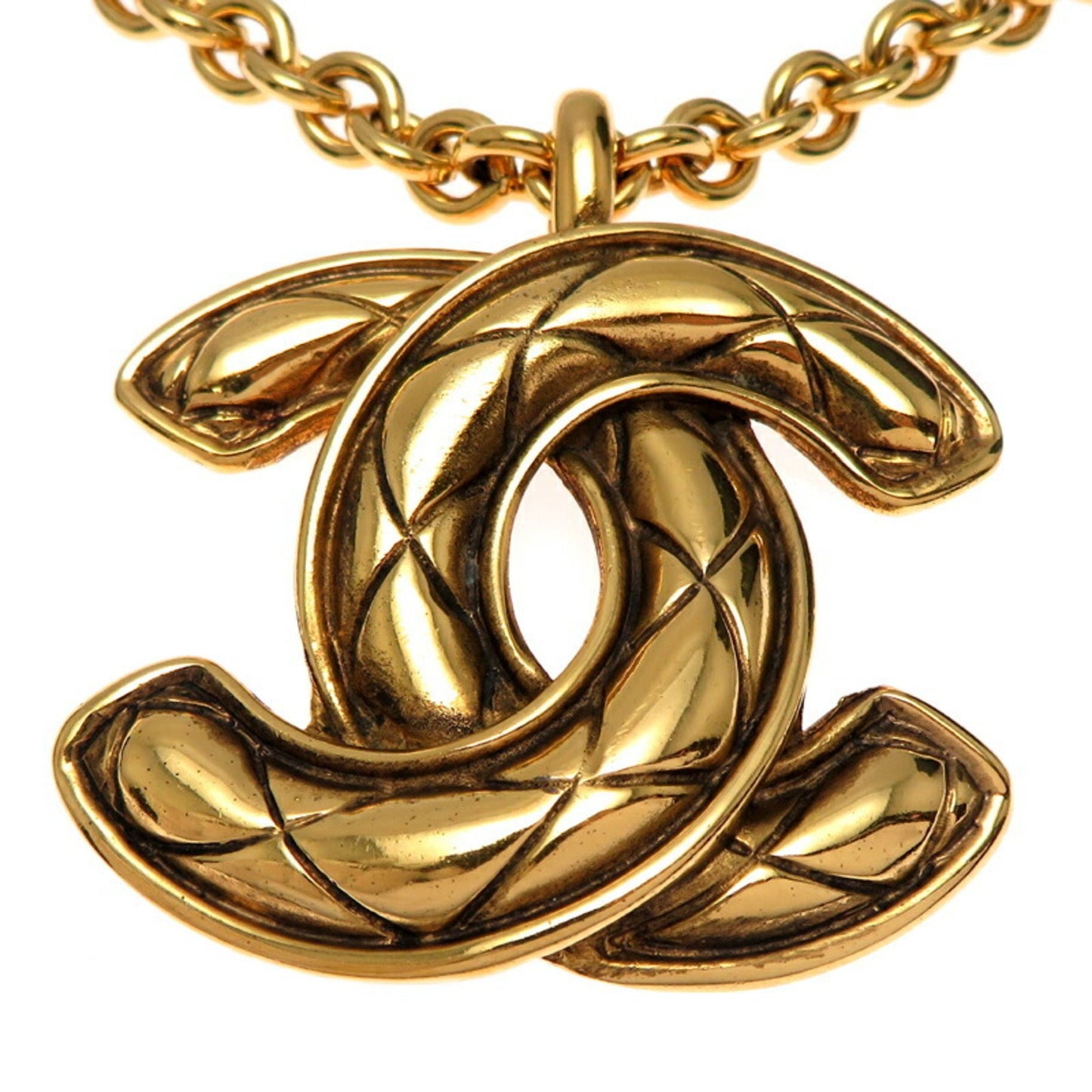 Chanel Coco Mark, Gold, Gold Plated, necklace