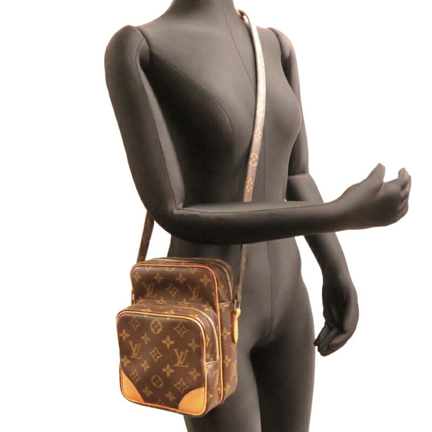 Louis Vuitton, Brown, Canvas, shopper