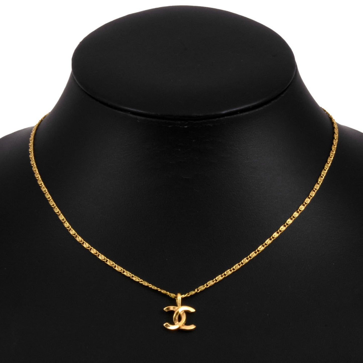 Chanel Coco Mark, Gold, Metal, necklace