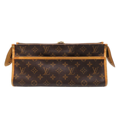 Louis Vuitton Popincourt, Brown, Canvas, shoulder