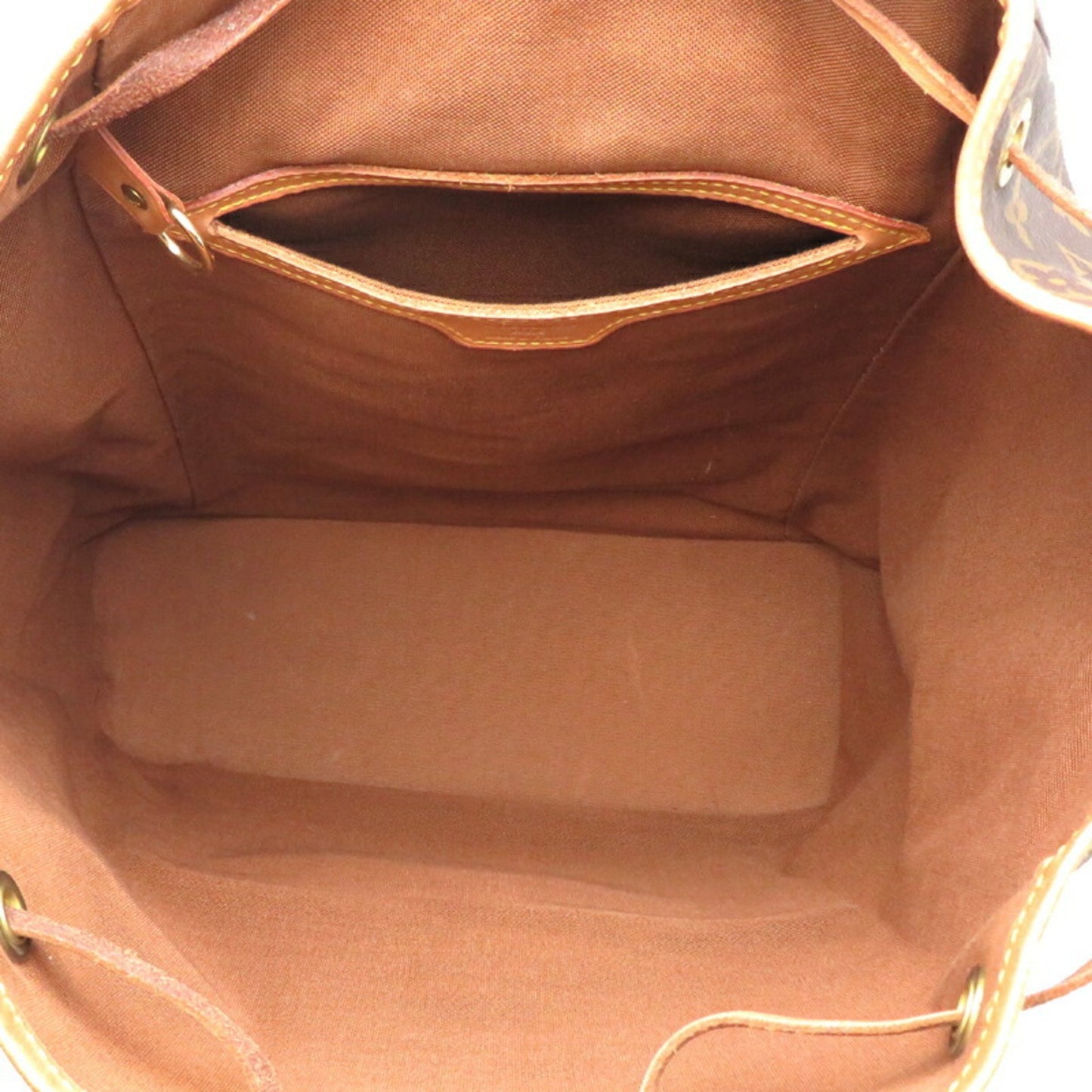 Louis Vuitton Montsouris GM, Brown, Canvas, backpack