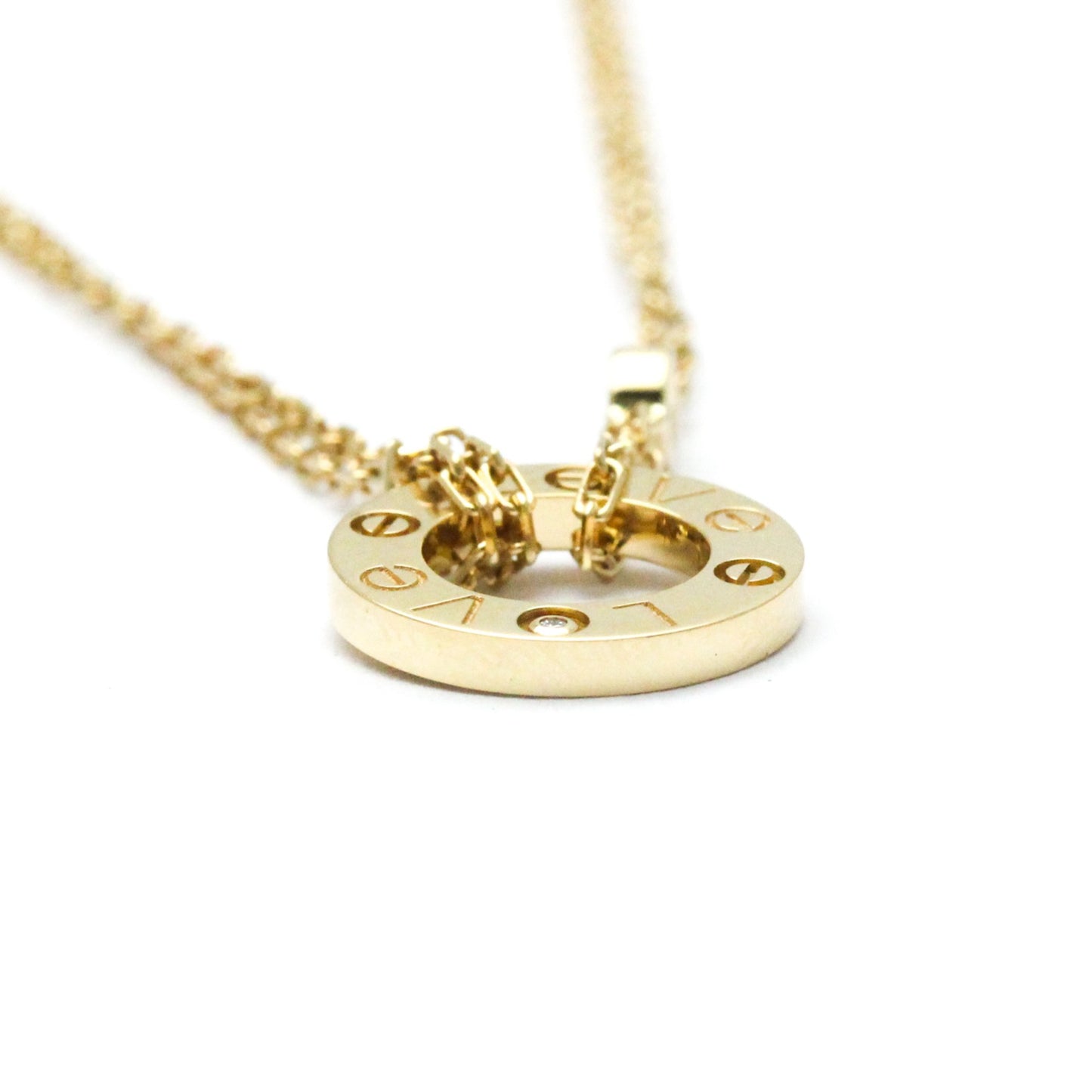 Cartier Love Circle, Gold, Yellow Gold, necklace