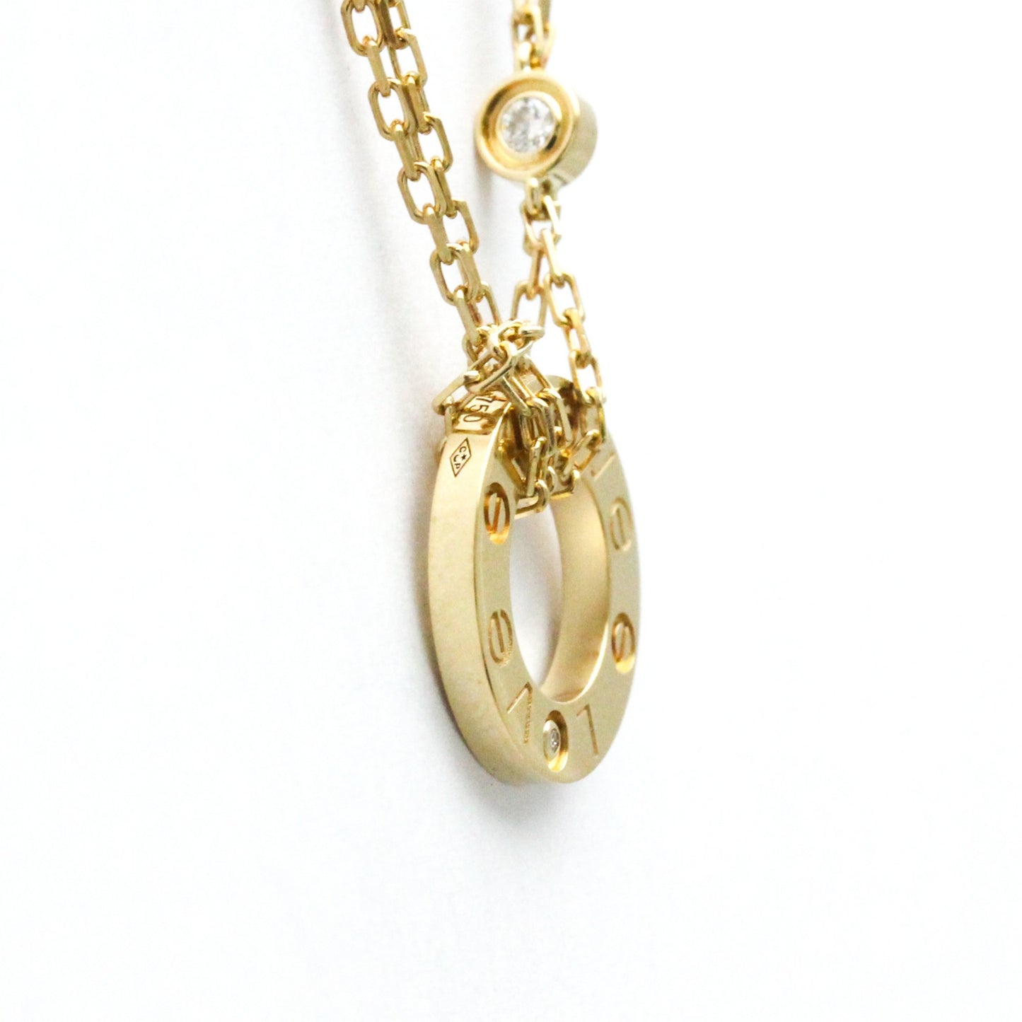 Cartier Love Circle, Gold, Yellow Gold, necklace