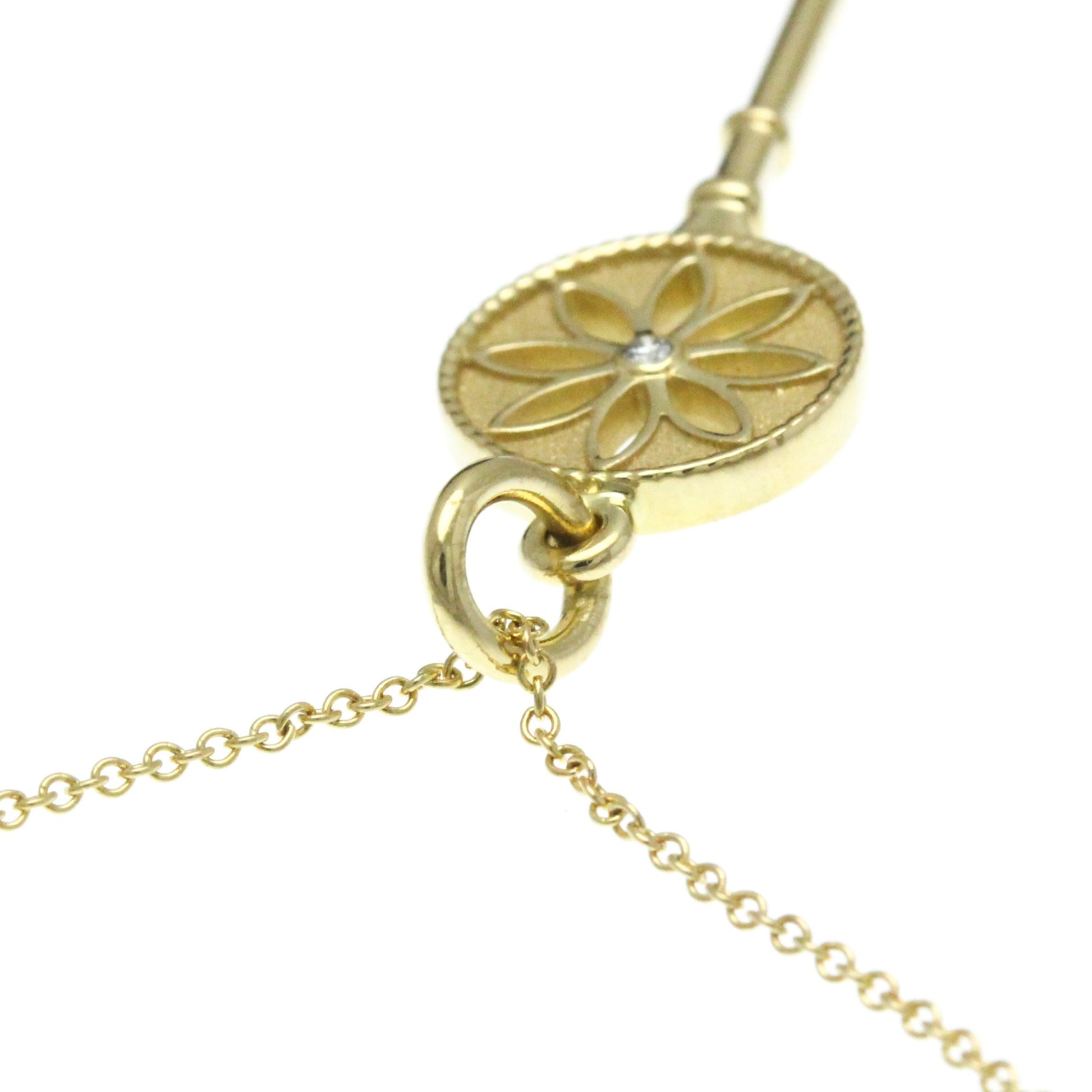 Tiffany & Co Daisy Key, Gold, Yellow Gold, necklace