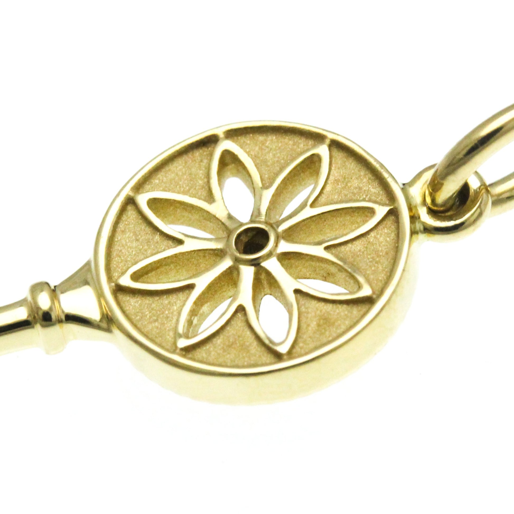 Tiffany & Co Daisy Key, Gold, Yellow Gold, necklace