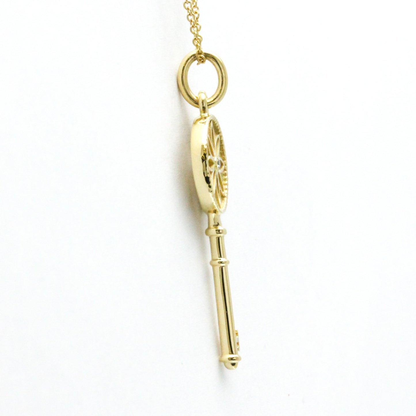 Tiffany & Co Daisy Key, Gold, Yellow Gold, necklace