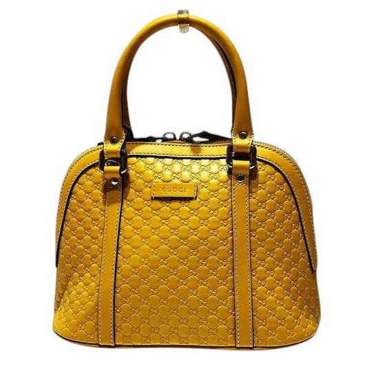 Gucci Micro guccissima, Yellow, Leather, shoulder