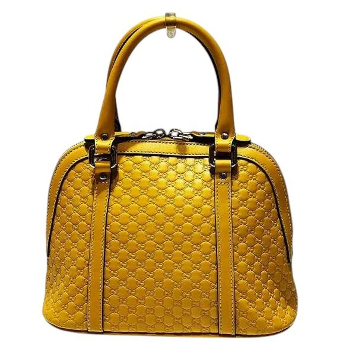 Gucci Micro guccissima, Yellow, Leather, shoulder