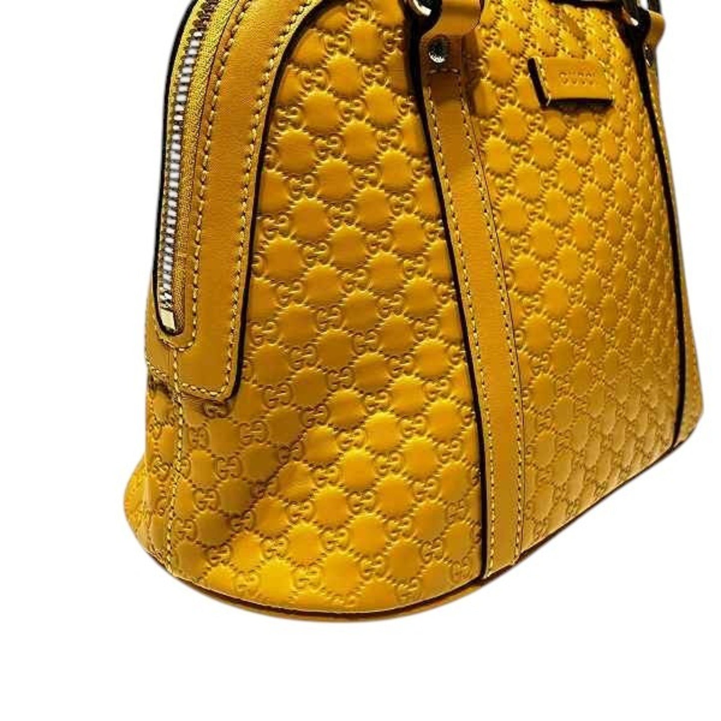 Gucci Micro guccissima, Yellow, Leather, shoulder