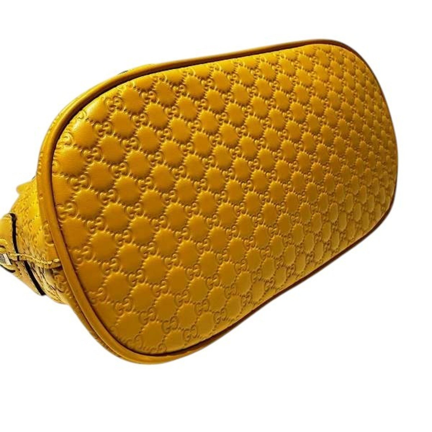 Gucci Micro guccissima, Yellow, Leather, shoulder