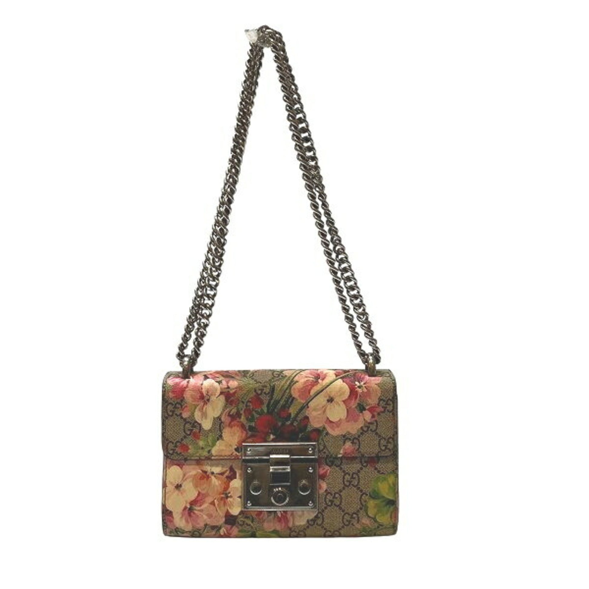 Gucci Padlock, Multicolour, Canvas, shoulder