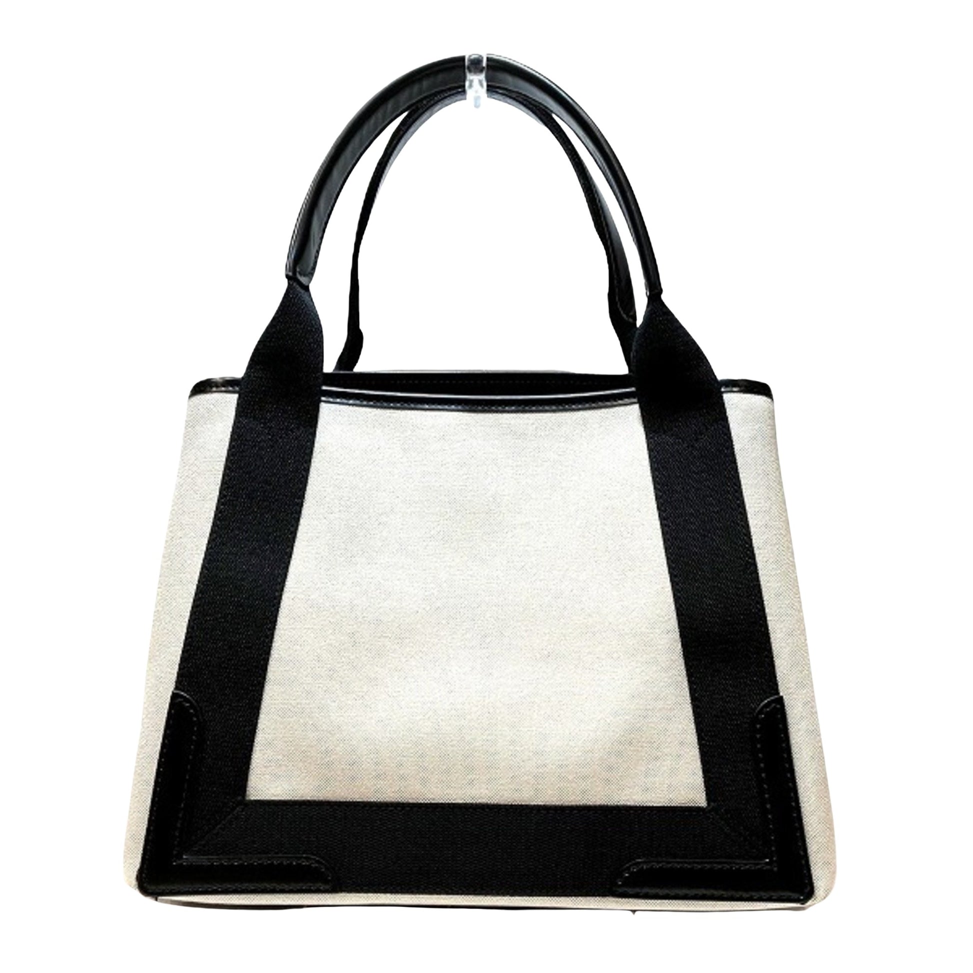 Balenciaga Cabas, White, Canvas, tote