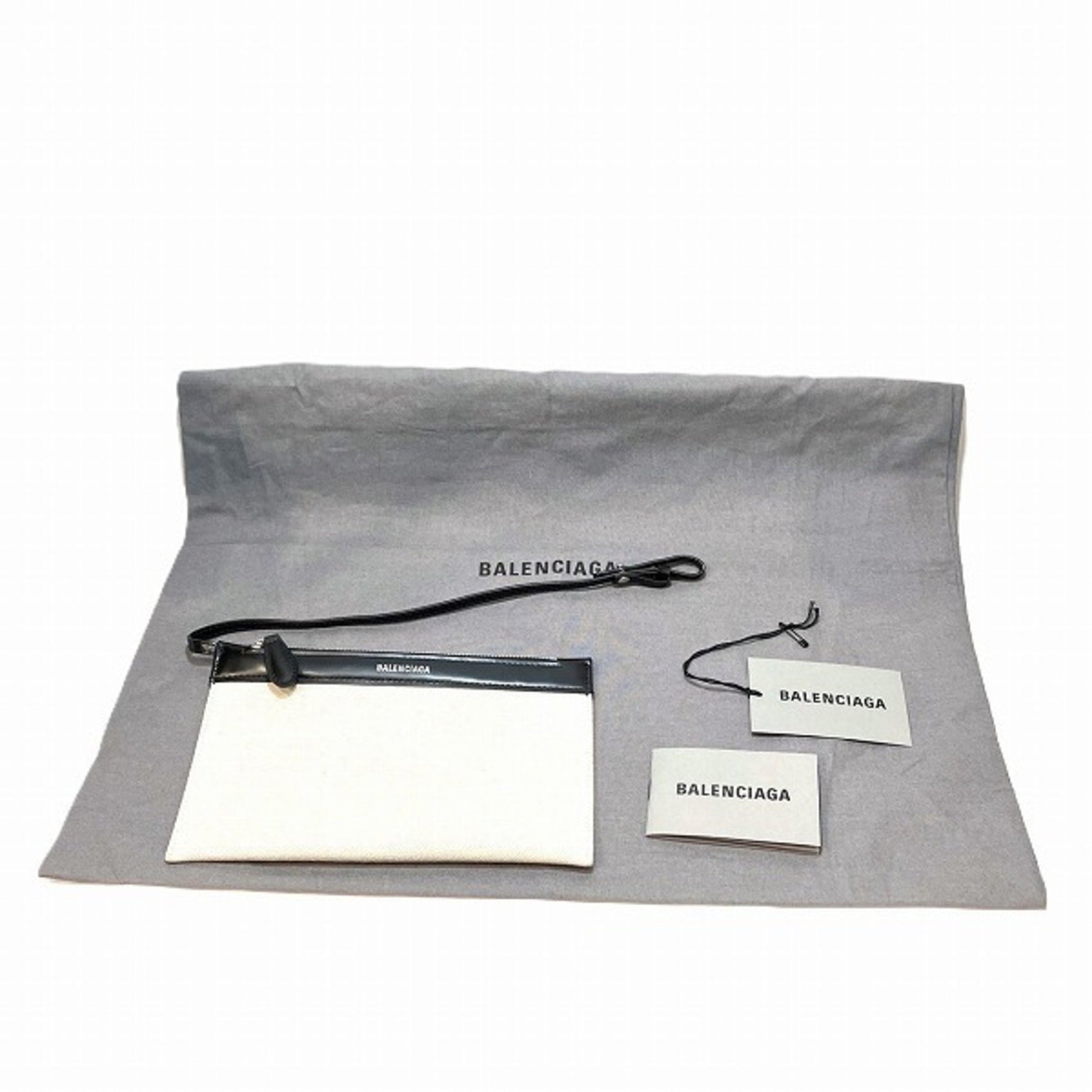 Balenciaga Cabas, White, Canvas, tote