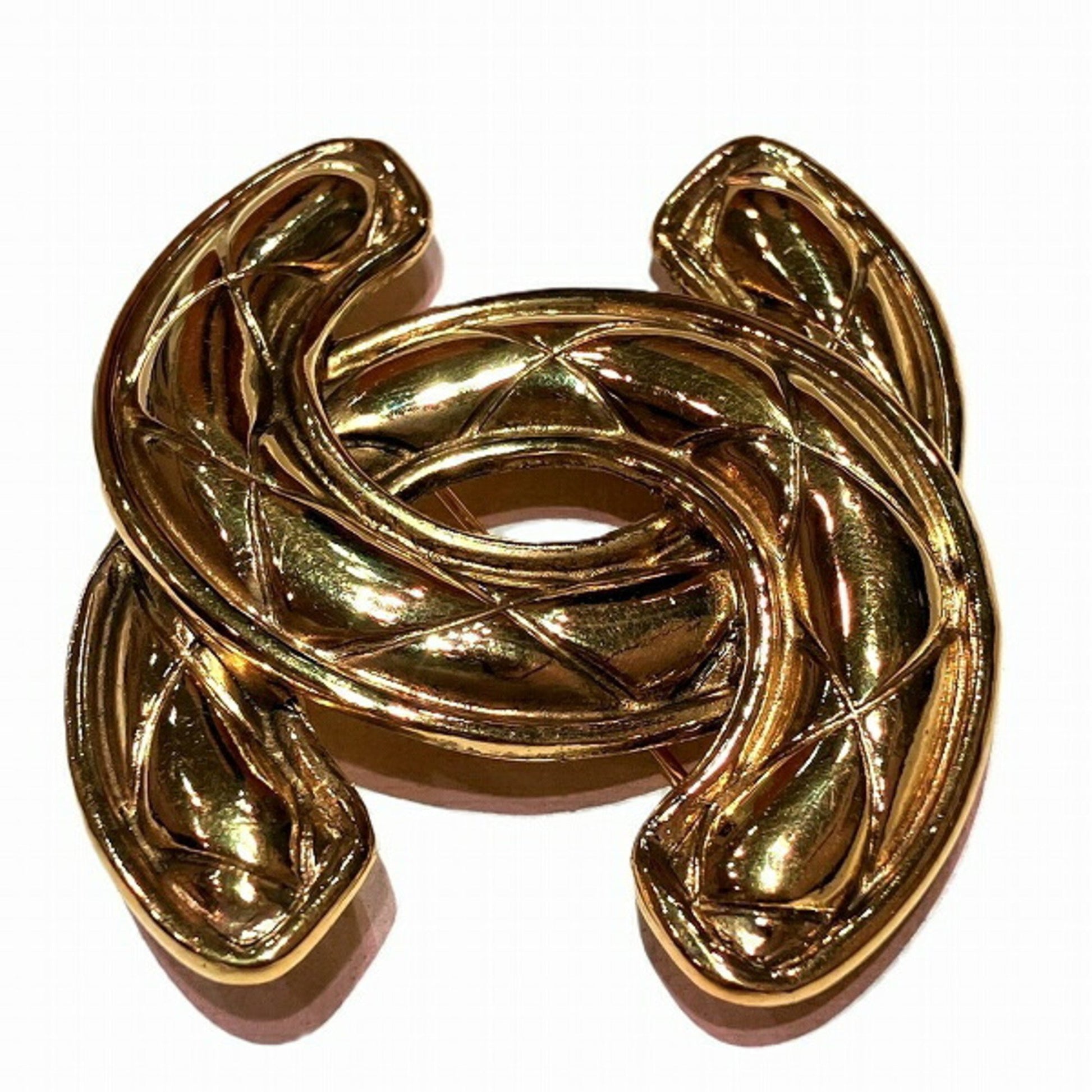 Chanel Coco Mark, Gold, Gold Plated, brooch