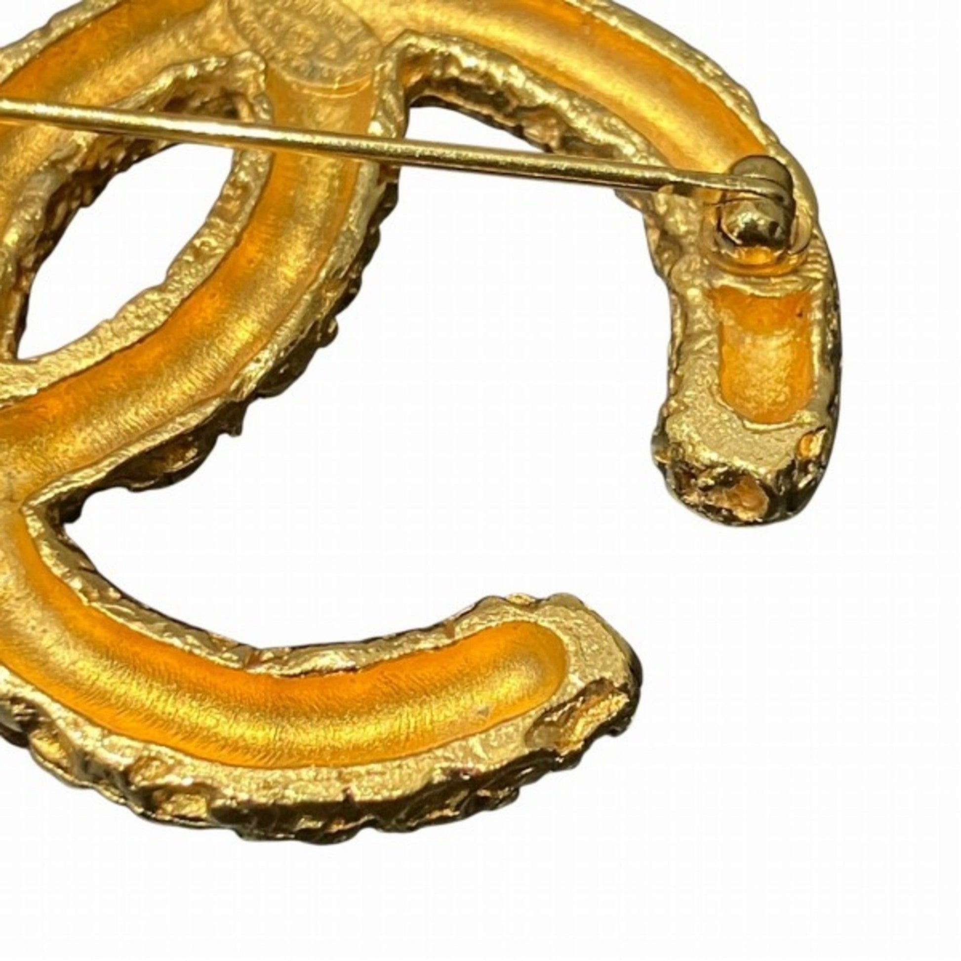 Chanel Coco Mark, Gold, Metal, brooch