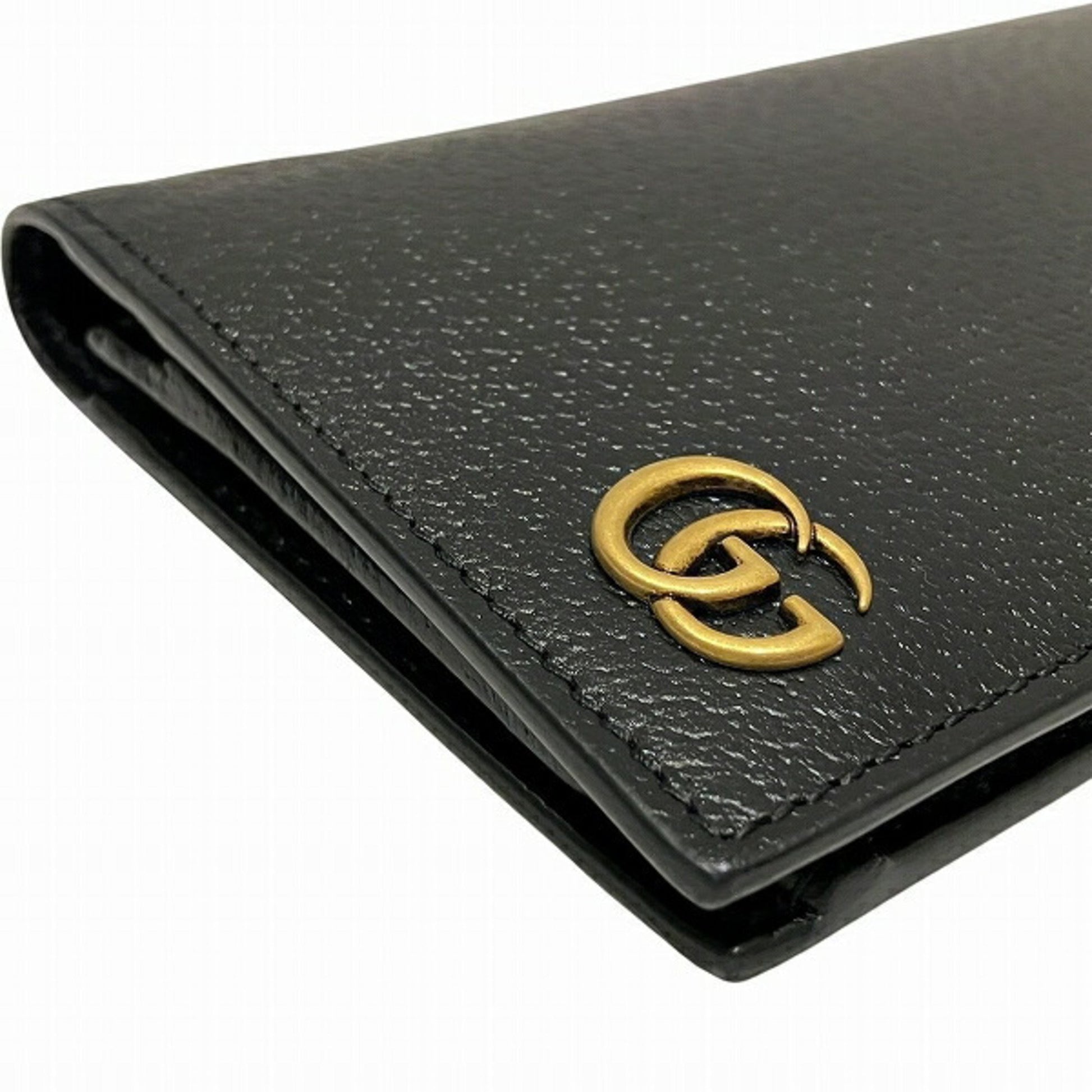 Gucci Marmont, Black, Leather, wallet