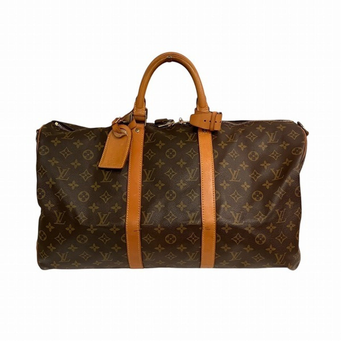 Louis Vuitton Keepall Bandouliere 50, Brown, Canvas, travel