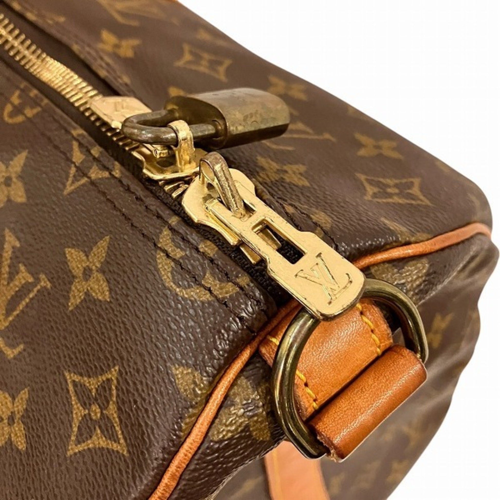 Louis Vuitton Keepall Bandouliere 50, Brown, Canvas, travel