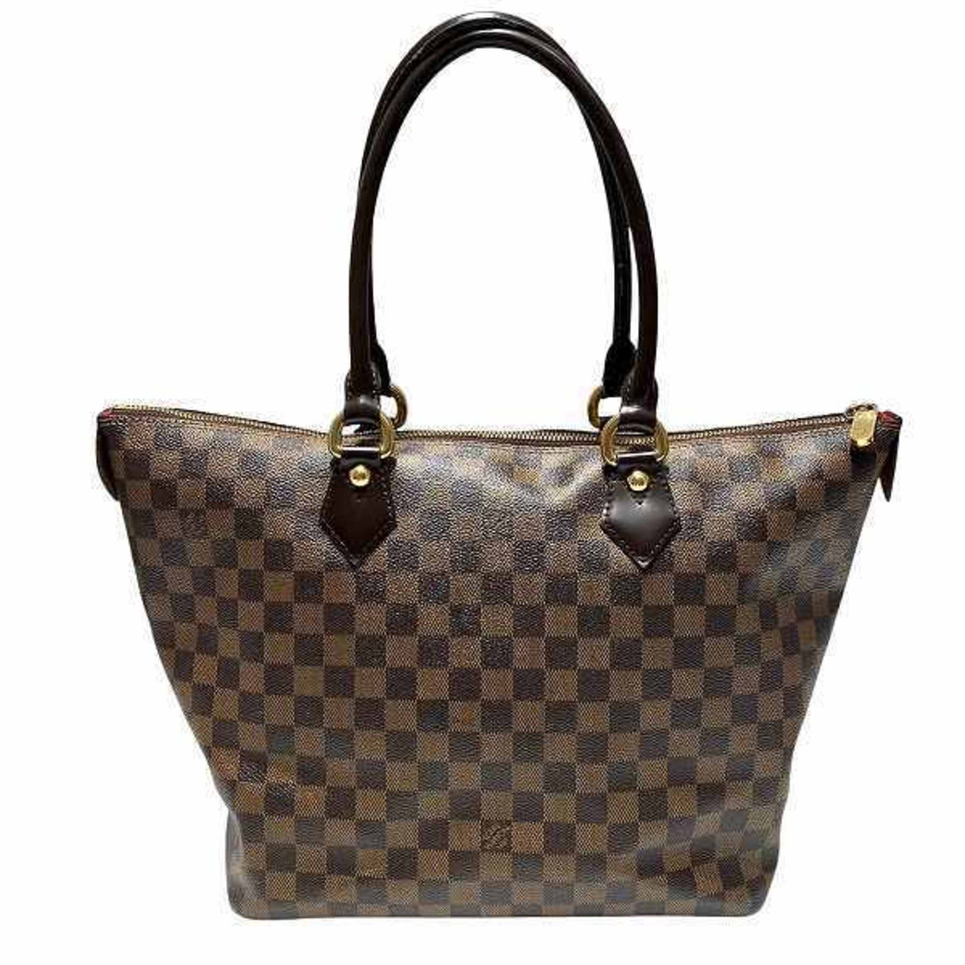 Louis Vuitton Saleya, Brown, Canvas, tote