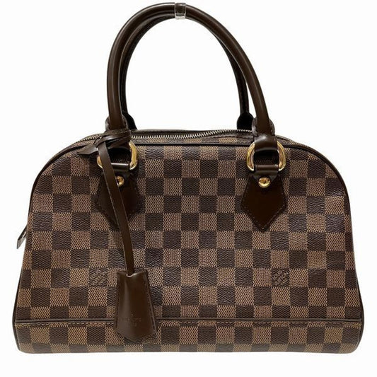 Louis Vuitton Duomo, Brown, Canvas, handbag