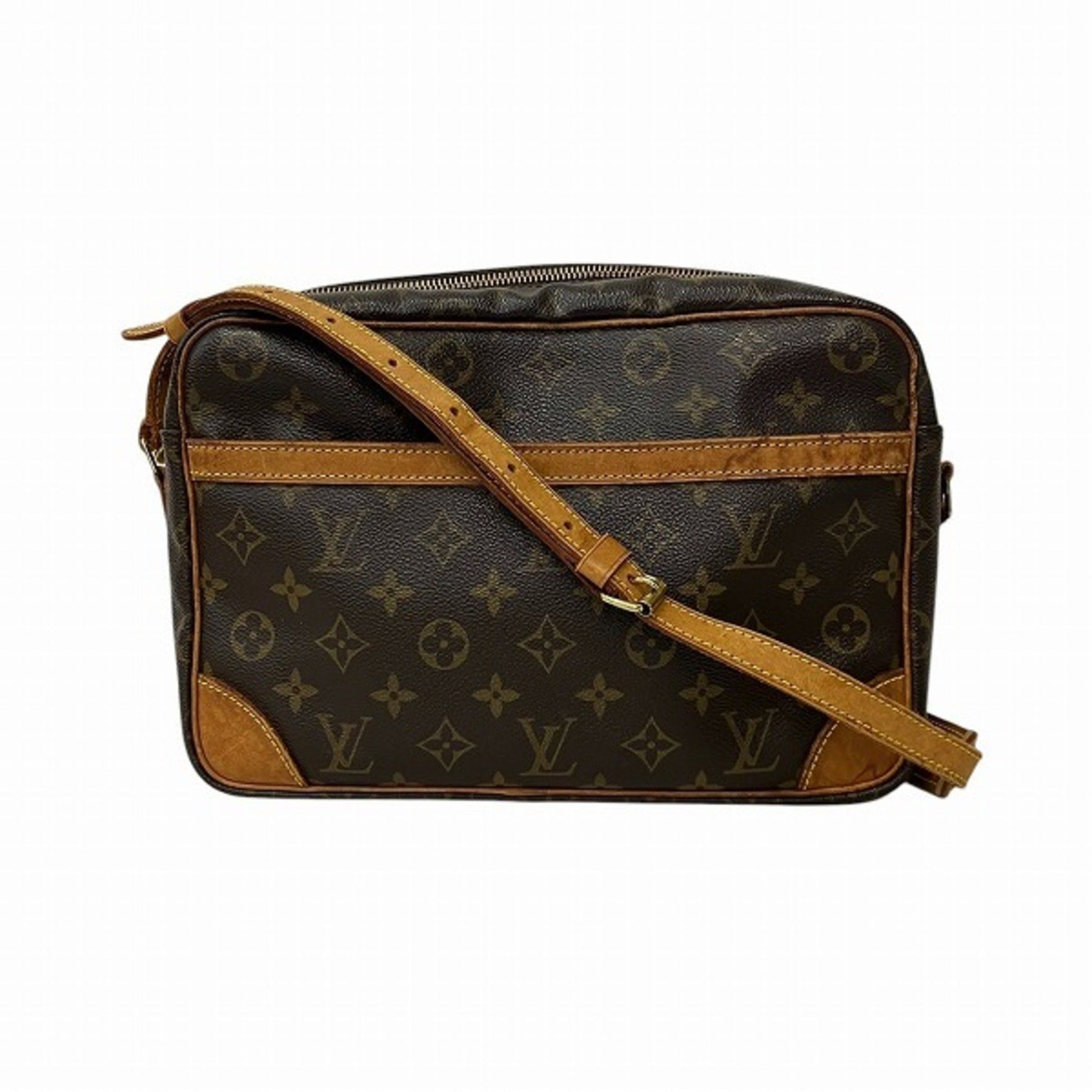 Louis Vuitton Trocadéro, Brown, Canvas, shoulder