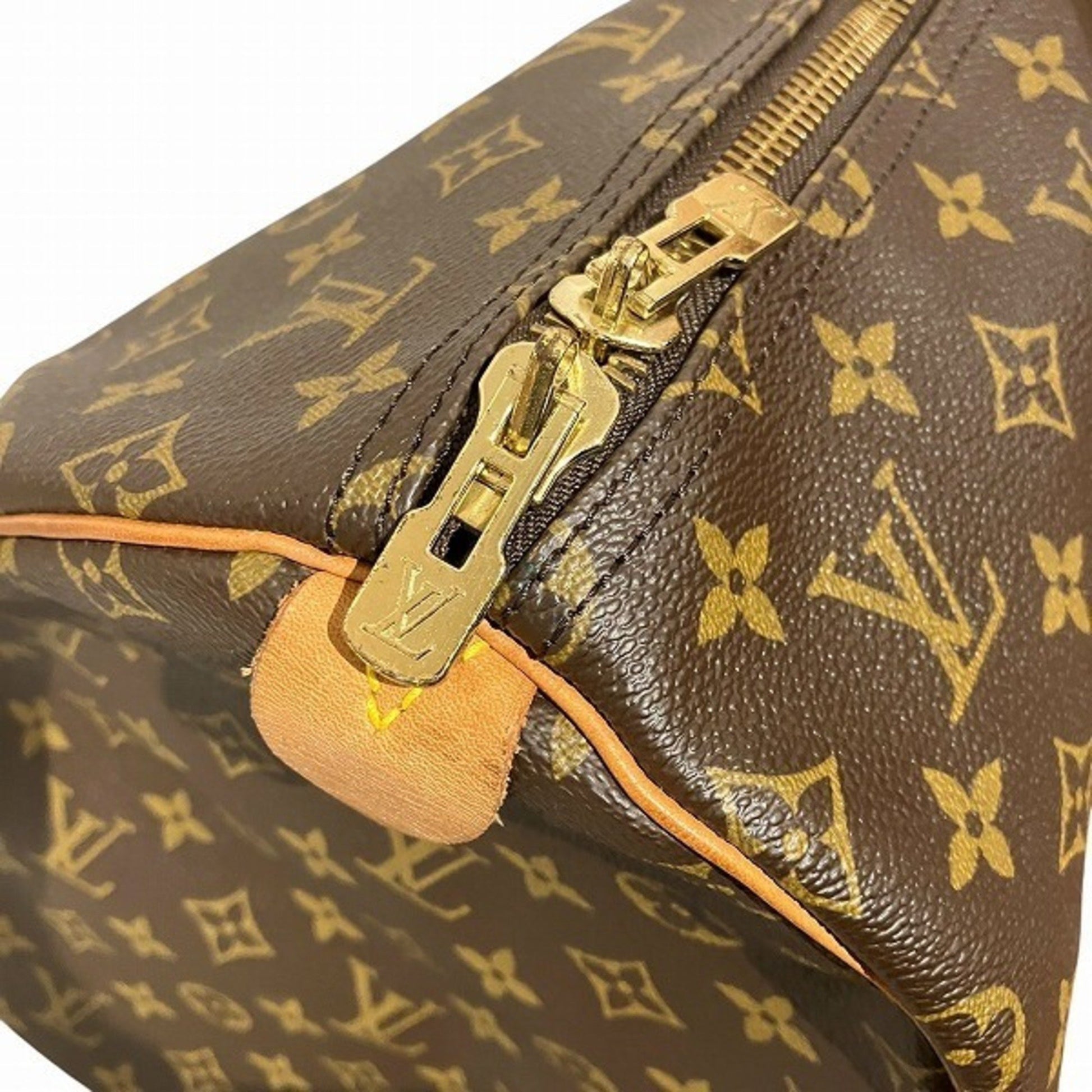 Louis Vuitton Keepall 55, Brown, Canvas, travel