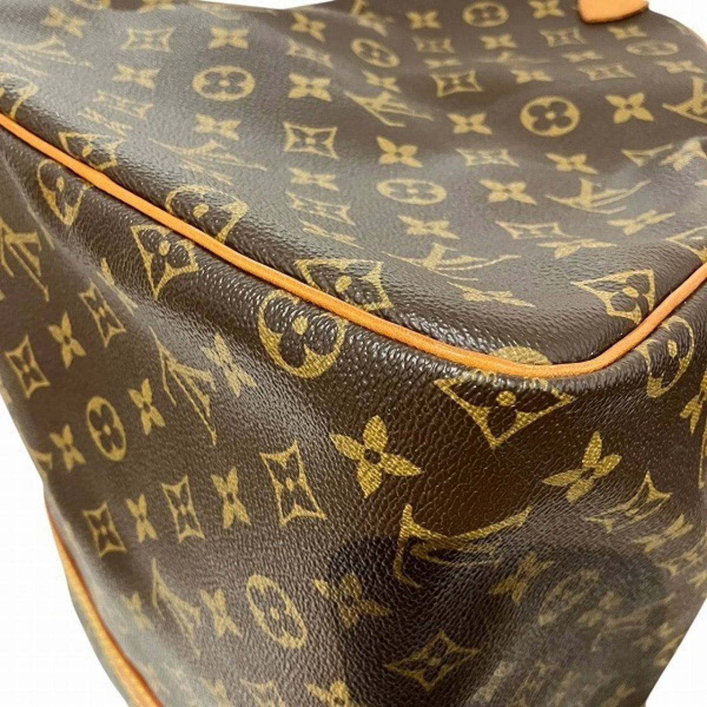 Louis Vuitton Keepall 55, Brown, Canvas, travel