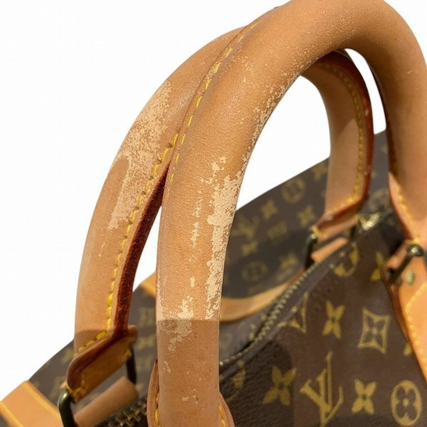 Louis Vuitton Keepall 55, Brown, Canvas, travel