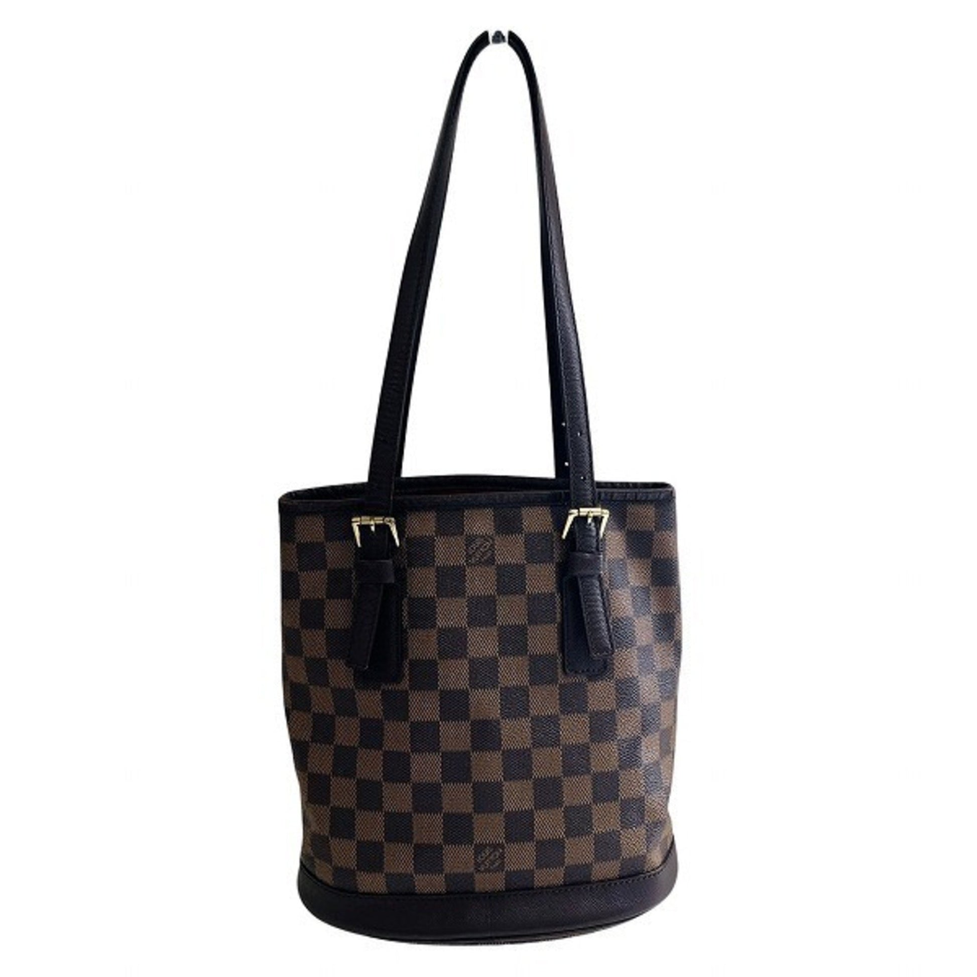 Louis Vuitton Marais, Brown, Canvas, tote