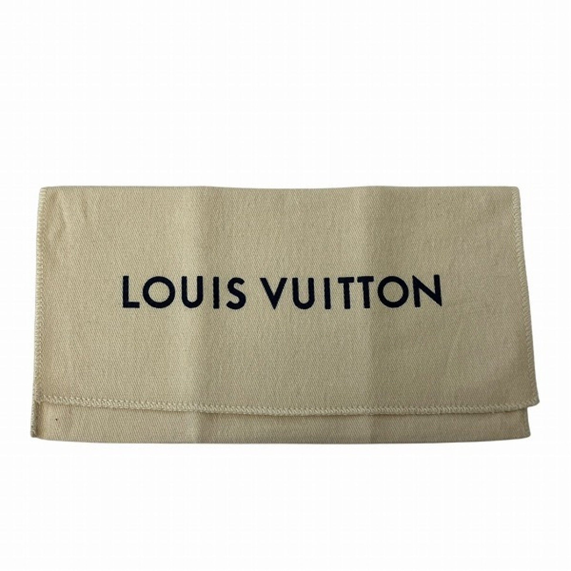 Louis Vuitton Portefeuille Sarah, White, Canvas, wallet