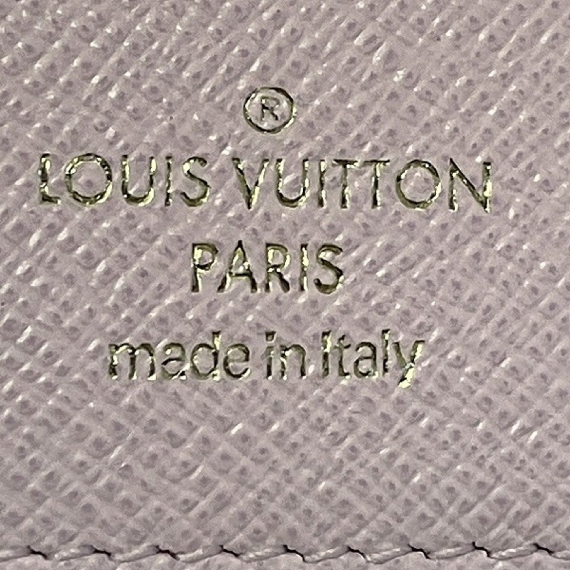 Louis Vuitton Portefeuille Victorine, Pink, Canvas, wallet