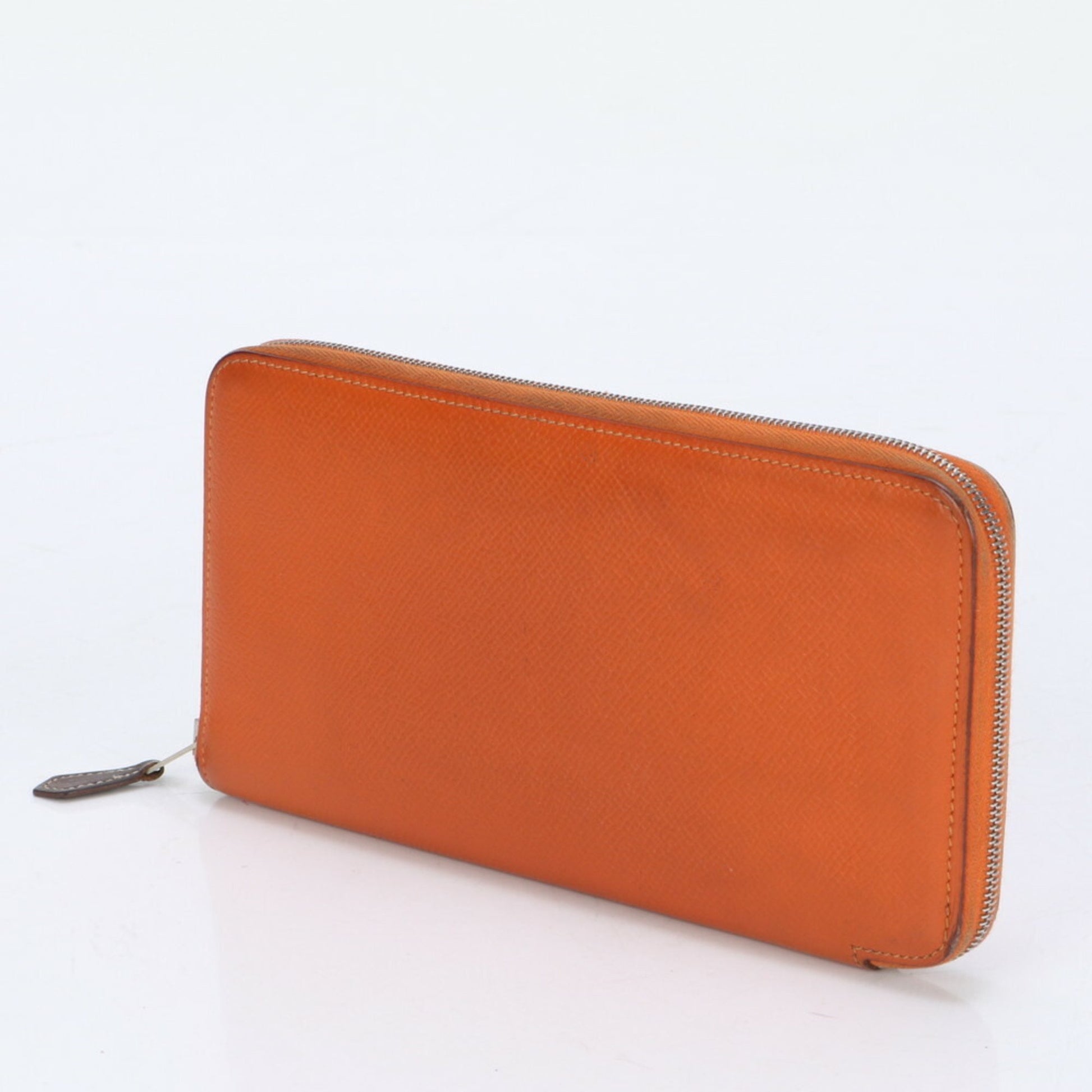 Hermès Silk'In, Orange, Leather, wallet