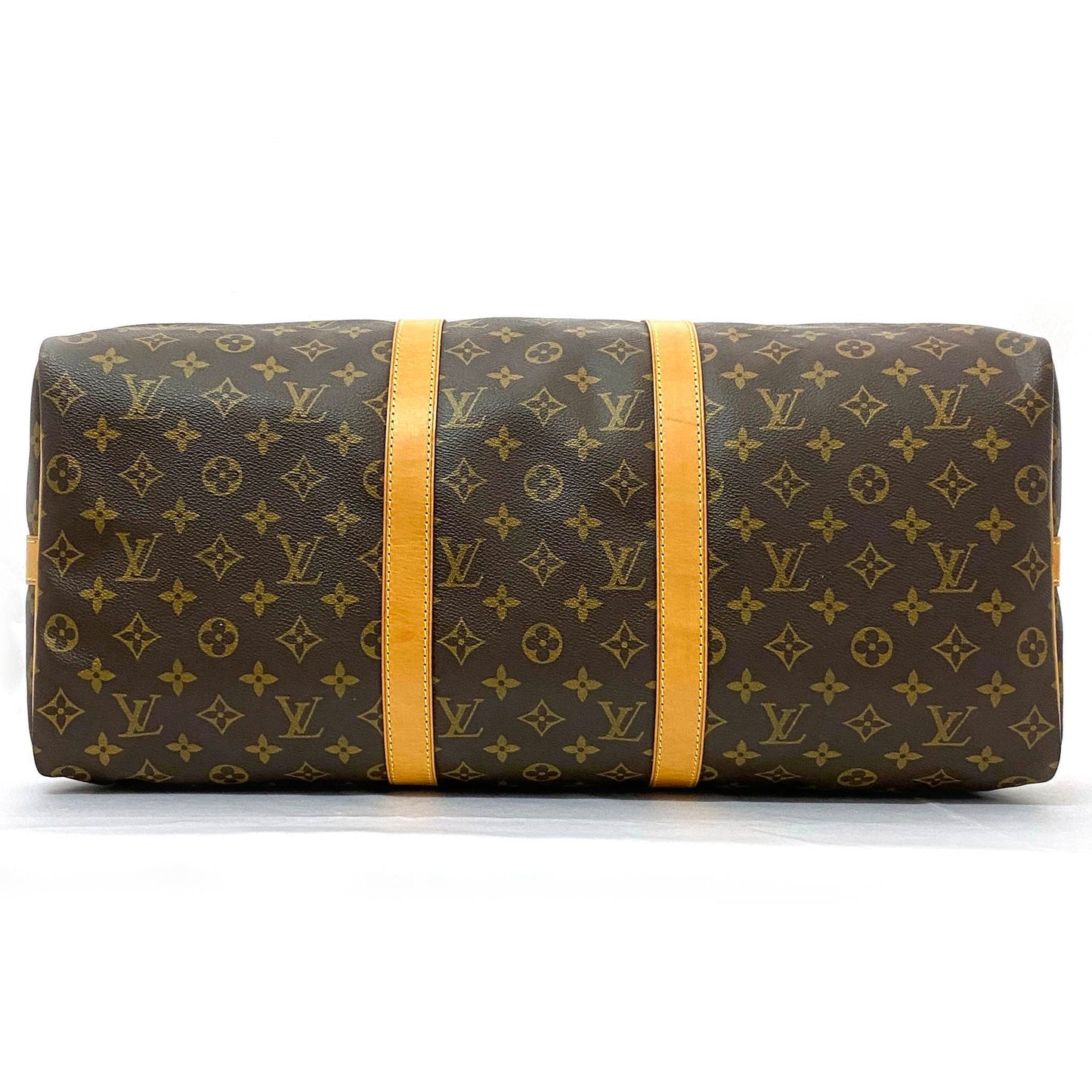 Louis Vuitton Keepall Bandouliere 50, Brown, Canvas, travel