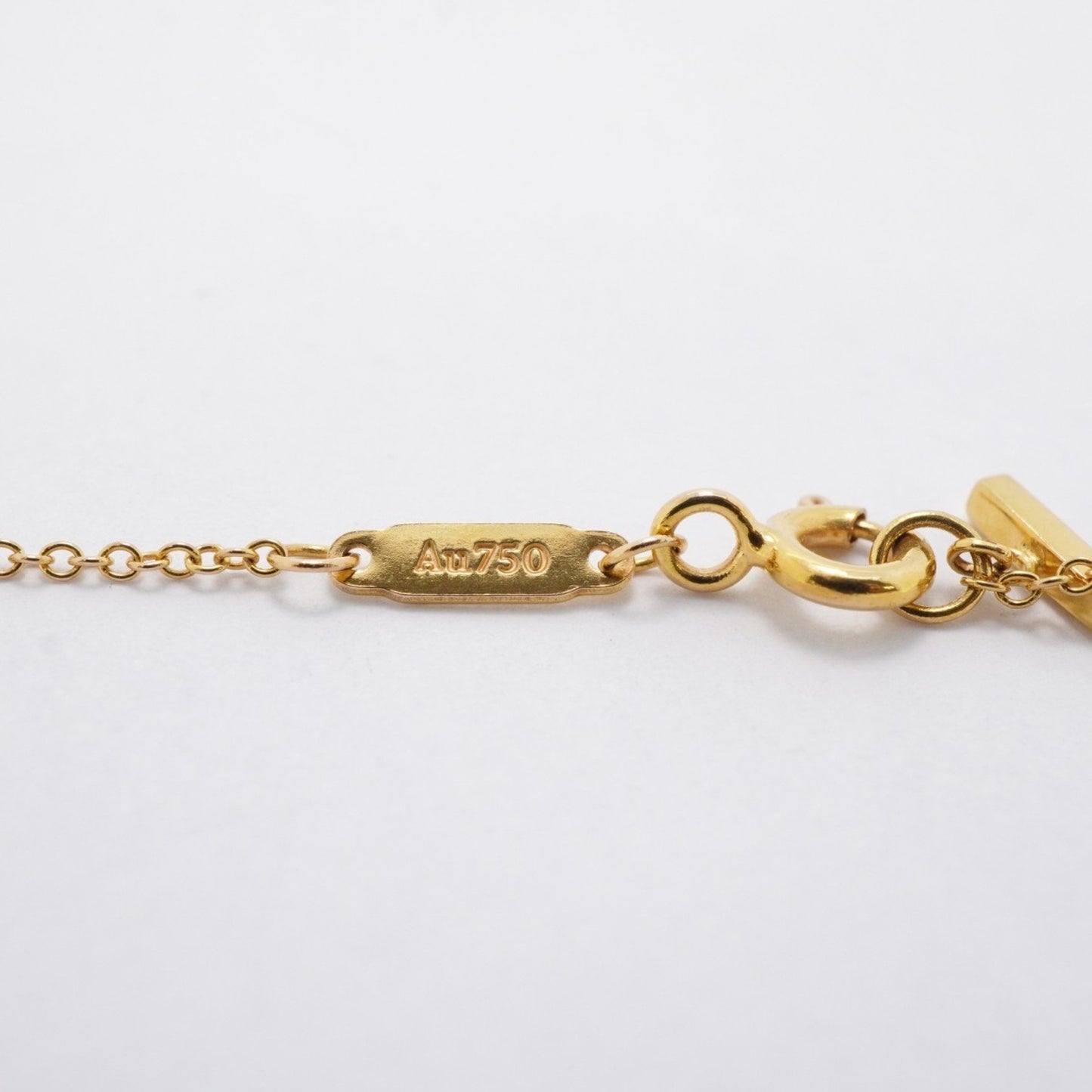 Tiffany & Co T Smile, Gold, Yellow Gold, necklace