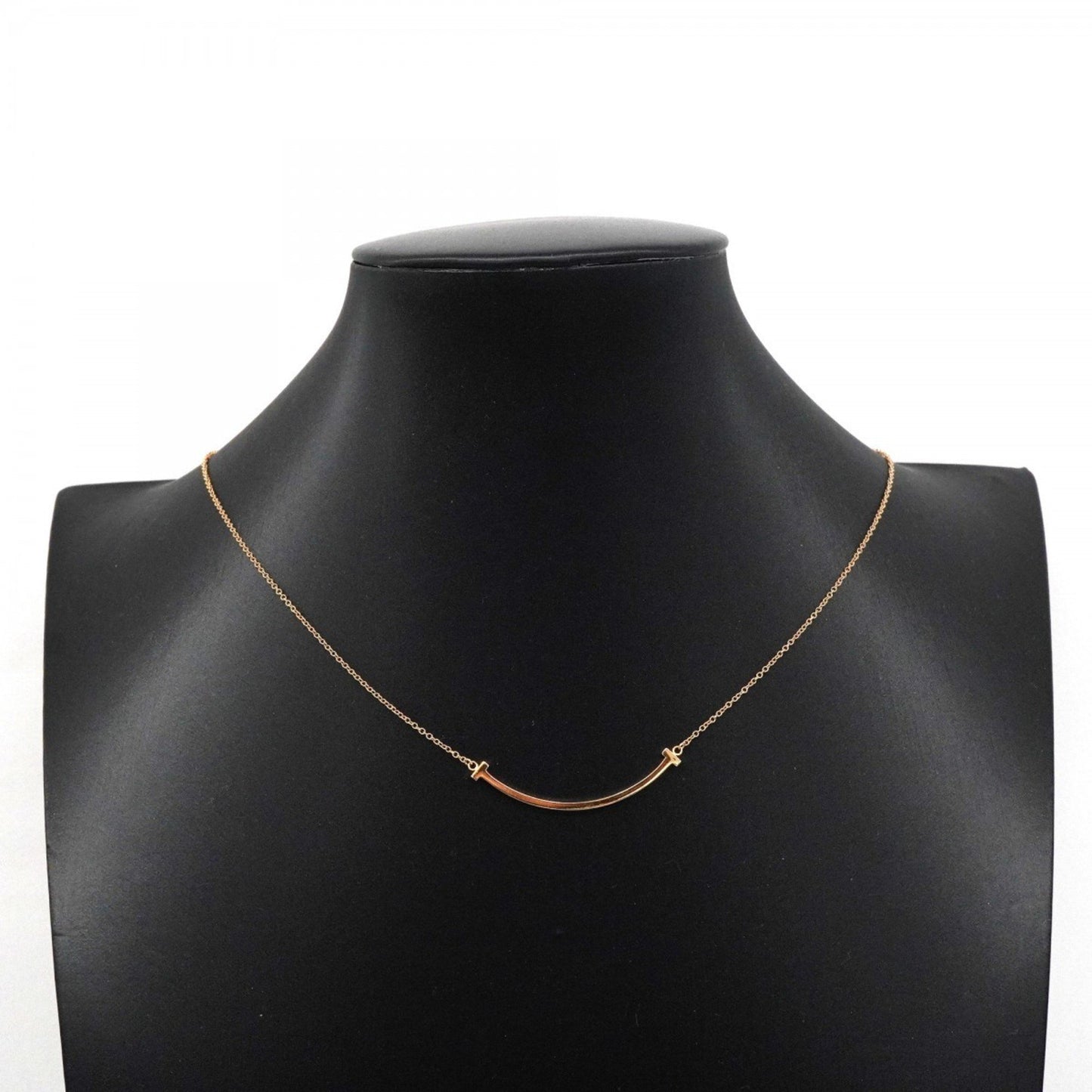 Tiffany & Co T Smile, Gold, Yellow Gold, necklace