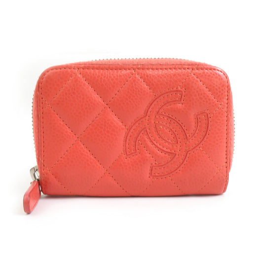 Chanel, Red, Leather, wallet