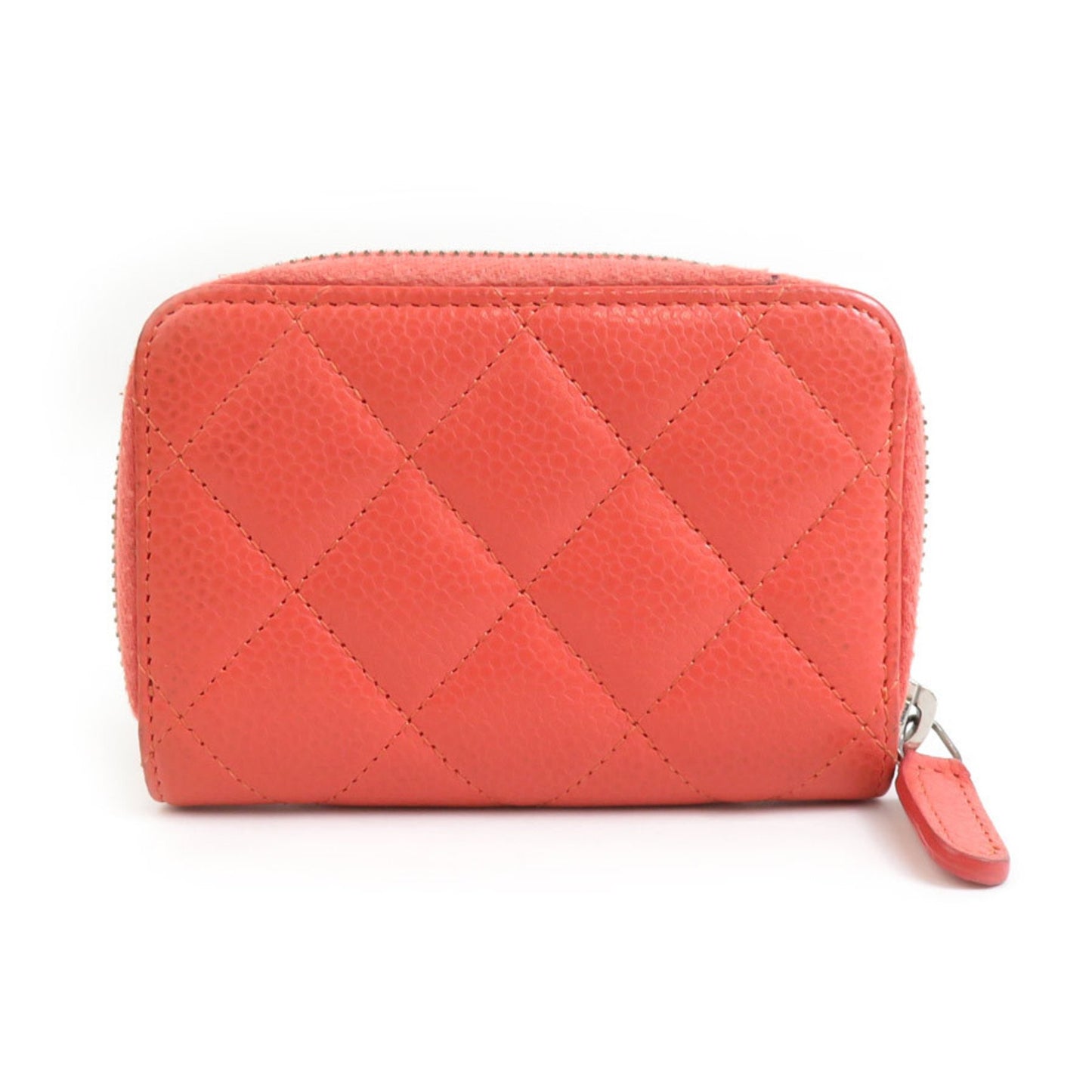 Chanel, Red, Leather, wallet