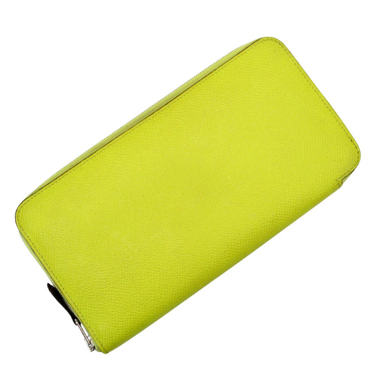 Hermès, Green, Leather, wallet