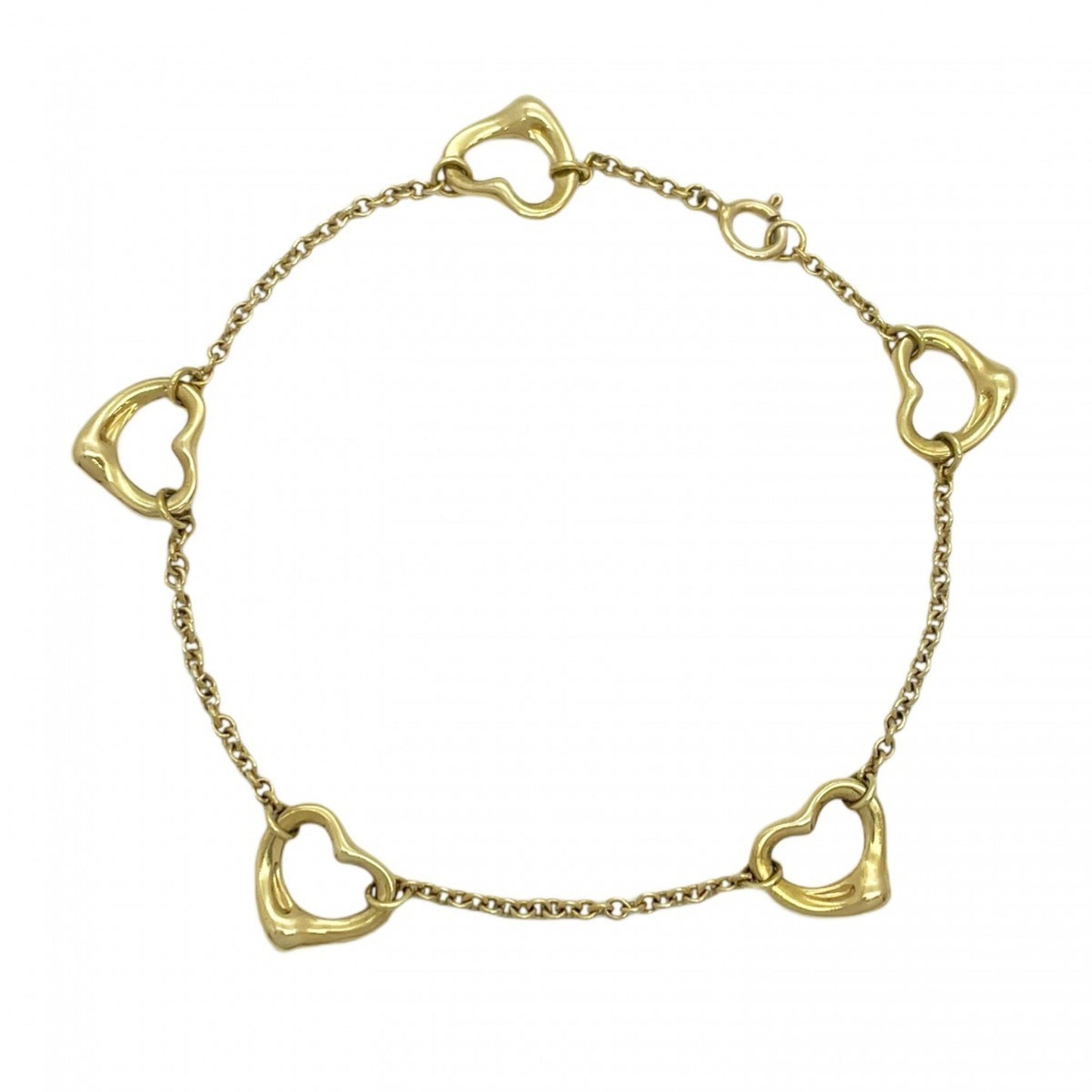 Tiffany & Co Open Heart, Gold, Yellow Gold, bracelet