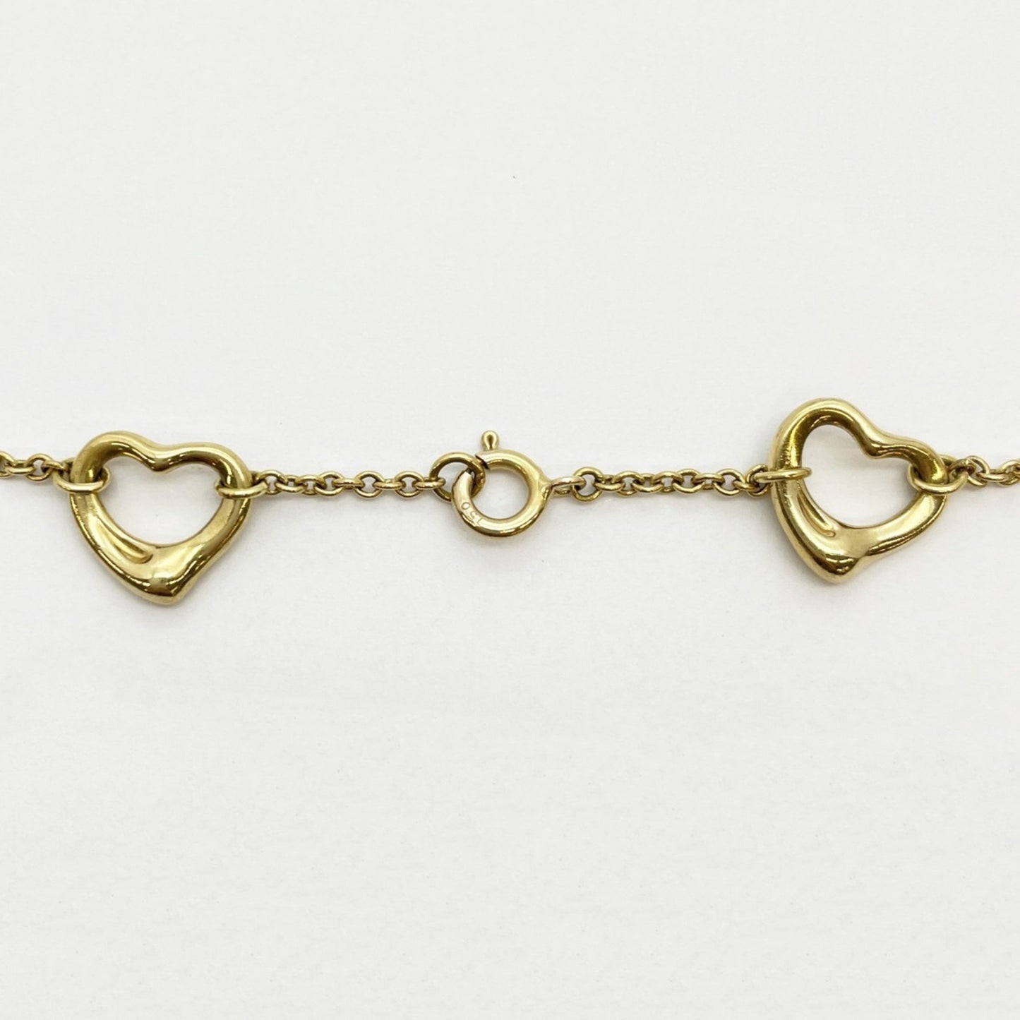 Tiffany & Co Open Heart, Gold, Yellow Gold, bracelet