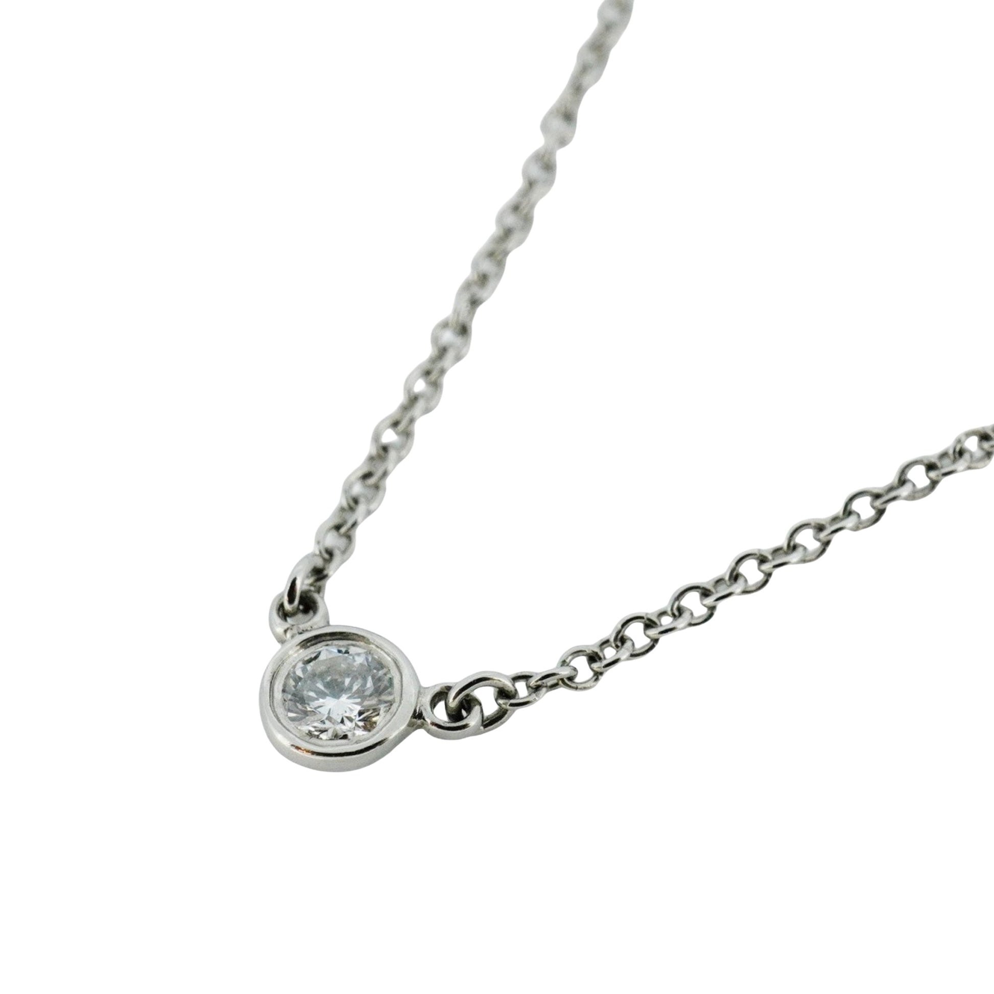 Tiffany & Co By the yard, Silver, Platinum, necklace