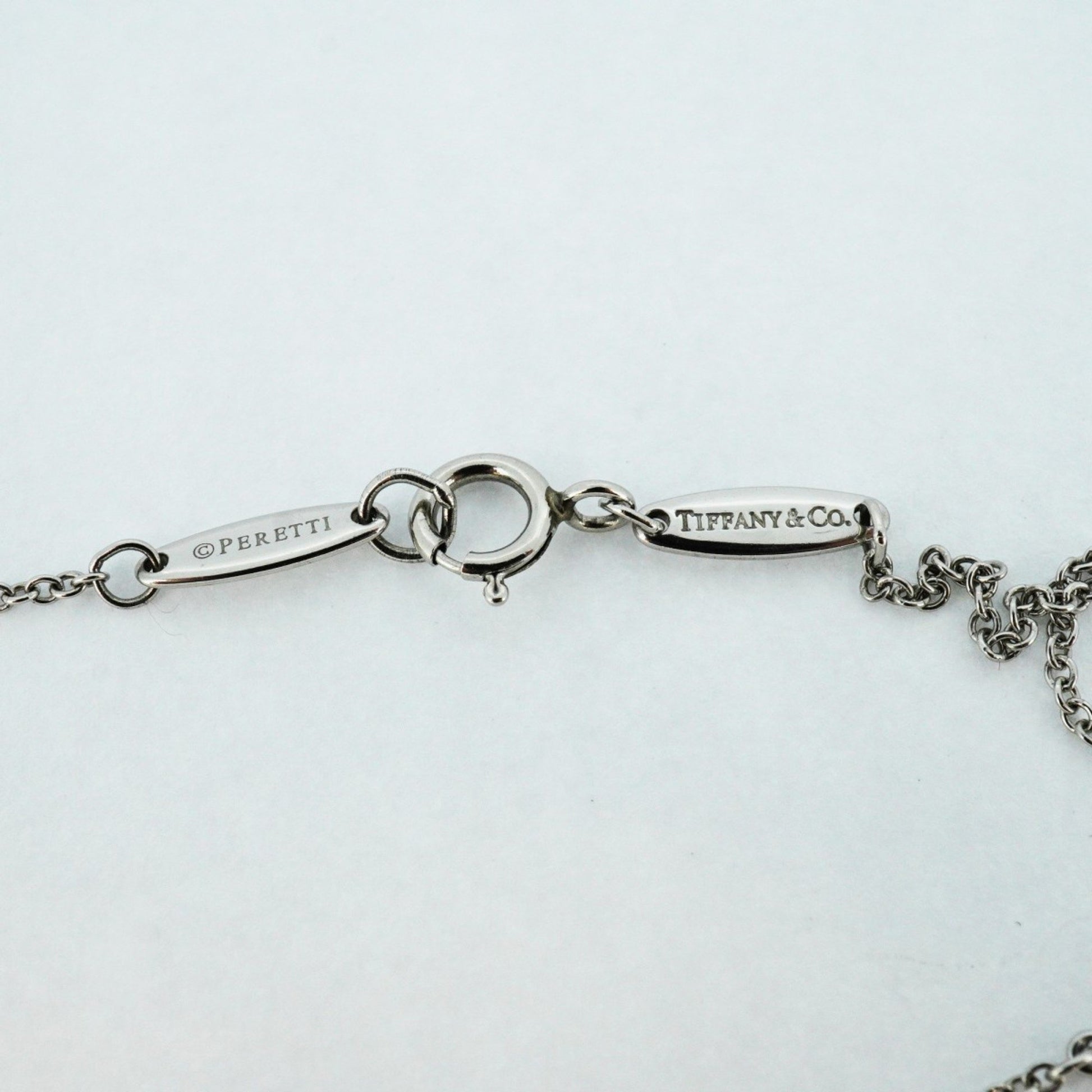 Tiffany & Co By the yard, Silver, Platinum, necklace