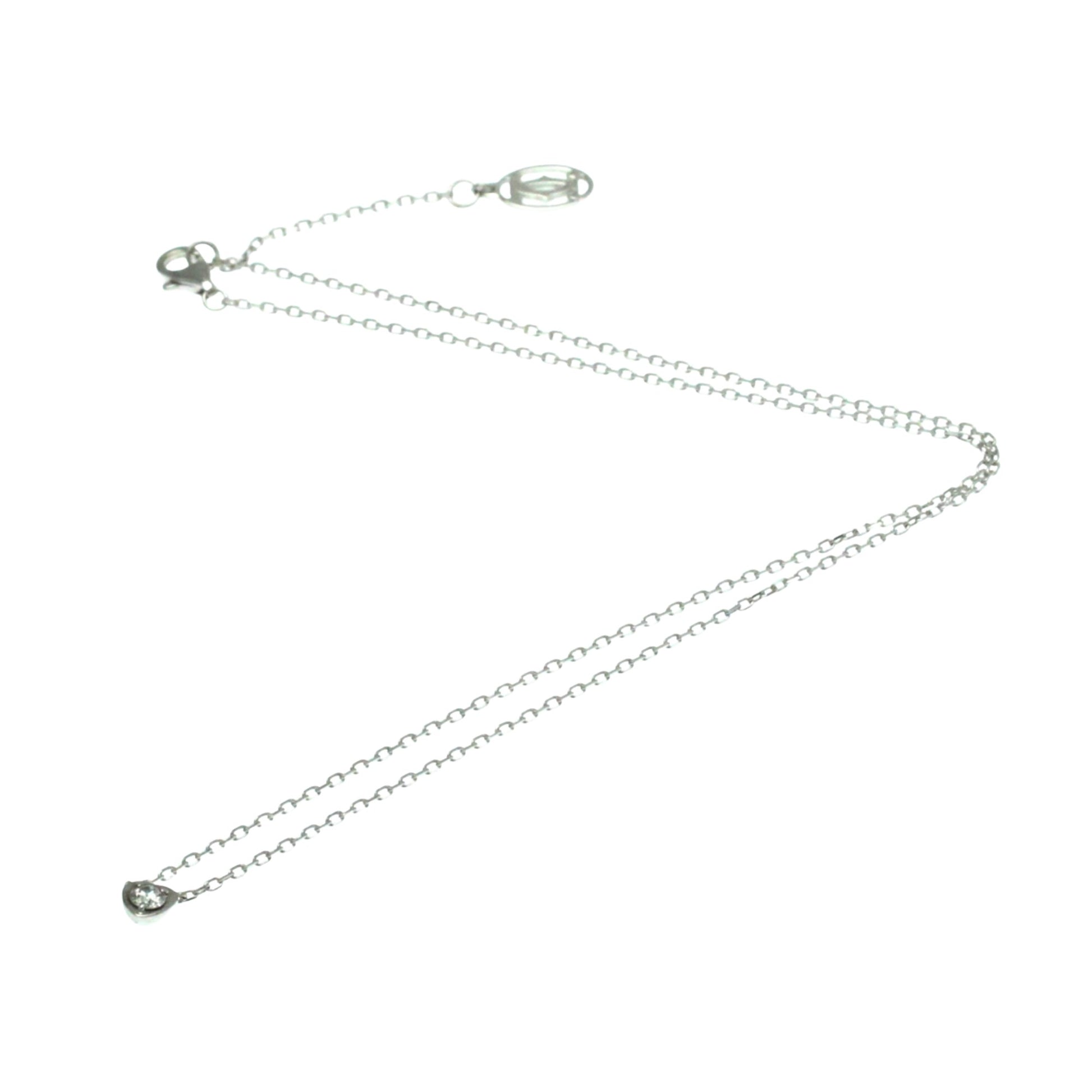 Cartier Diamants Légers, Silver, White Gold, necklace